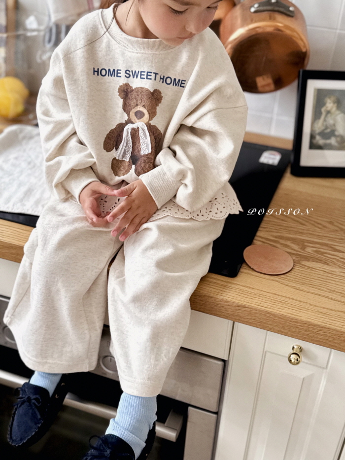 Poisson - Korean Children Fashion - #kidsshorts - Teddy Set - 5