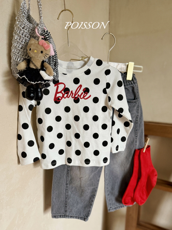 Poisson - Korean Children Fashion - #kidsstore - Dot Tee - 3