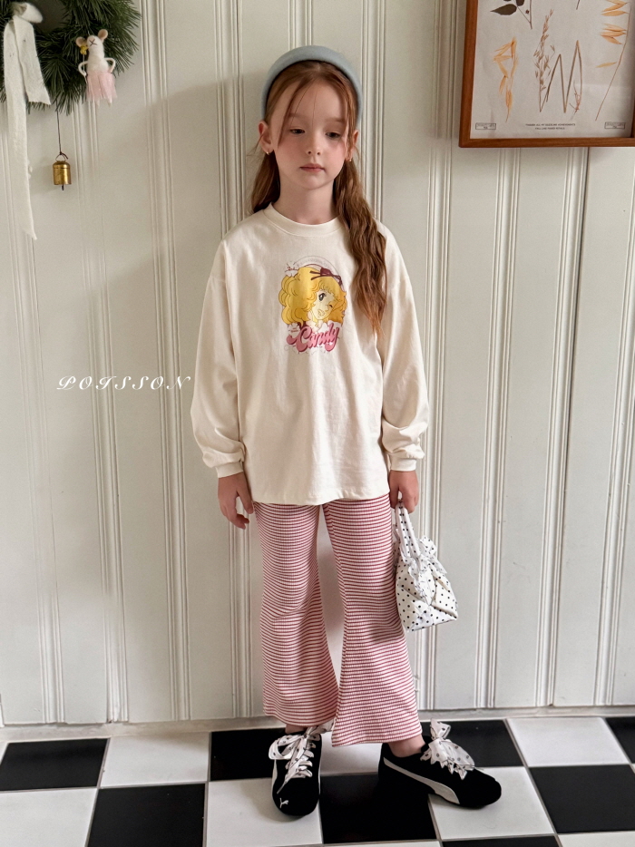Poisson - Korean Children Fashion - #kidsstore - Dot Stripe Pants - 12