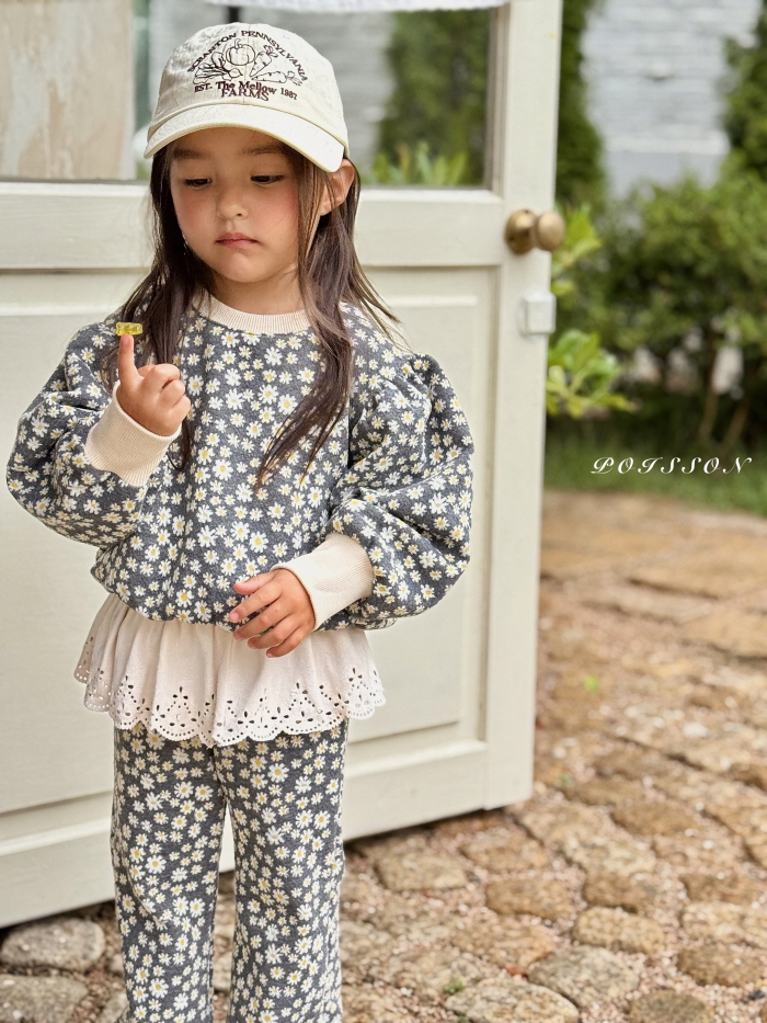 Poisson - Korean Children Fashion - #kidzfashiontrend - Flora Set - 10