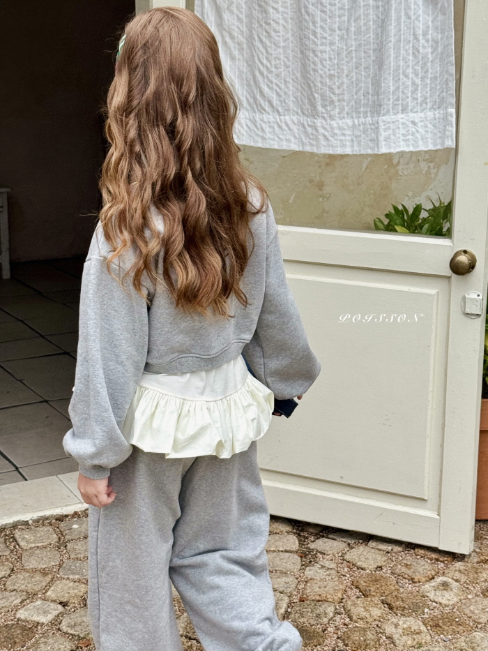 Poisson - Korean Children Fashion - #kidzfashiontrend - Autumn Crop Sweatshirt - 7