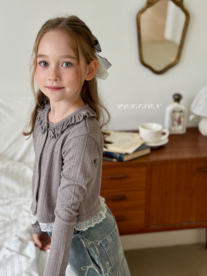 Poisson - Korean Children Fashion - #kidzfashiontrend - Ribbony Denim Pants - 6