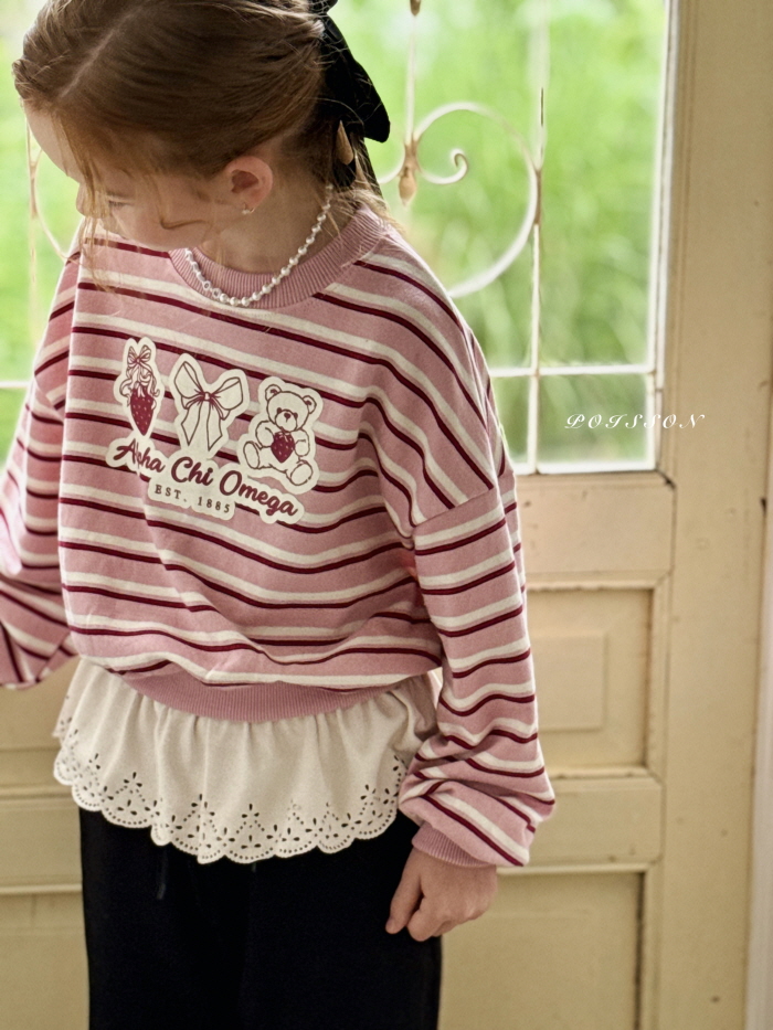 Poisson - Korean Children Fashion - #magicofchildhood - Petit Border Sweatshirt - 9