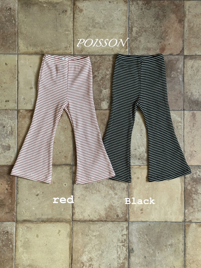 Poisson - Korean Children Fashion - #minifashionista - Dot Stripe Pants
