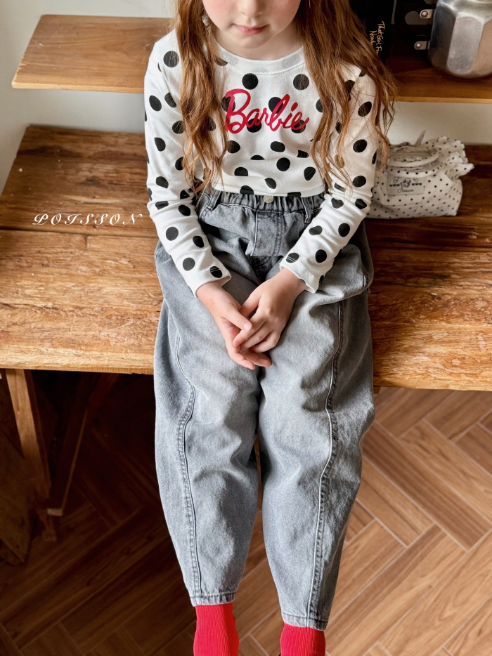 Poisson - Korean Children Fashion - #prettylittlegirls - Dot Tee - 9