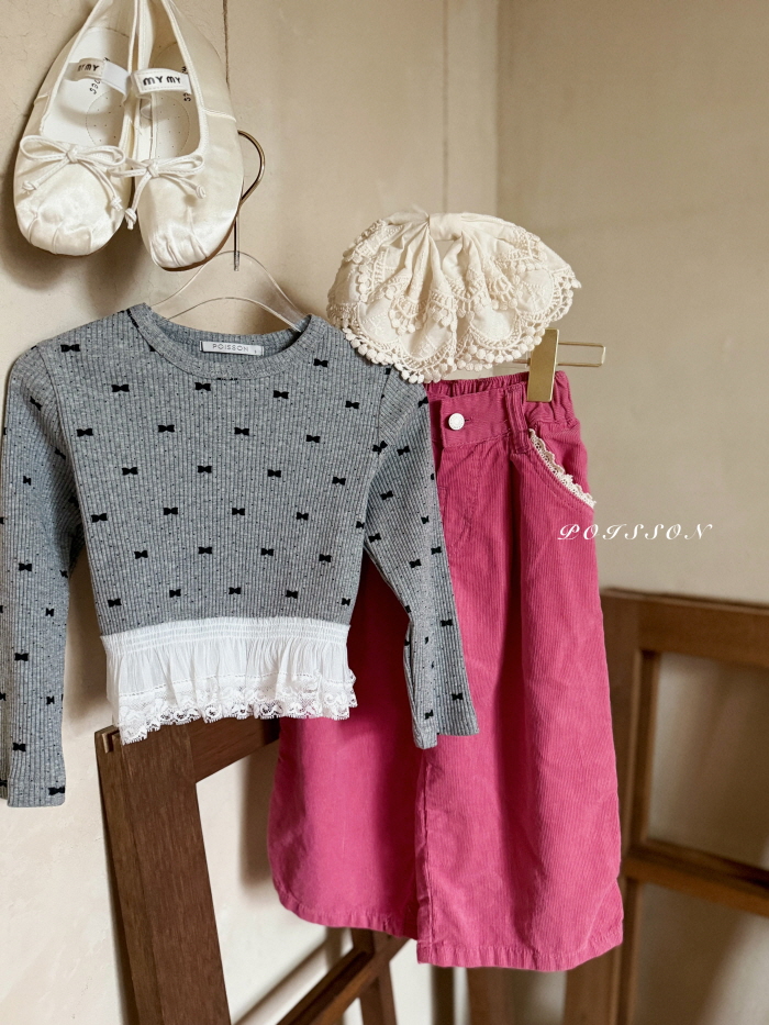 Poisson - Korean Children Fashion - #prettylittlegirls - Woody Pants - 3