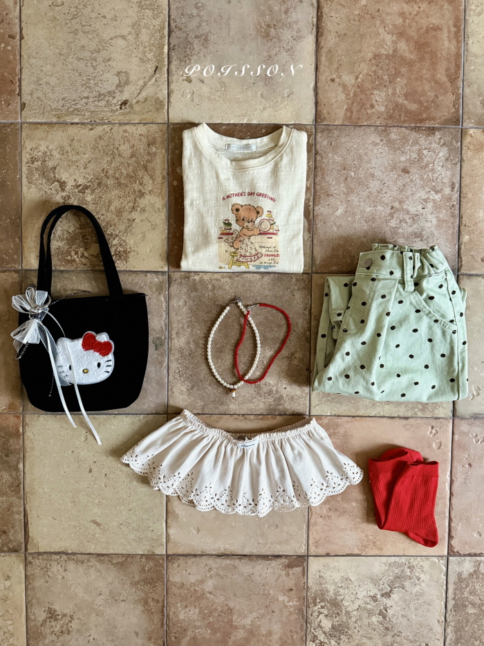 Poisson - Korean Children Fashion - #minifashionista - Suede Layered Skirt - 4