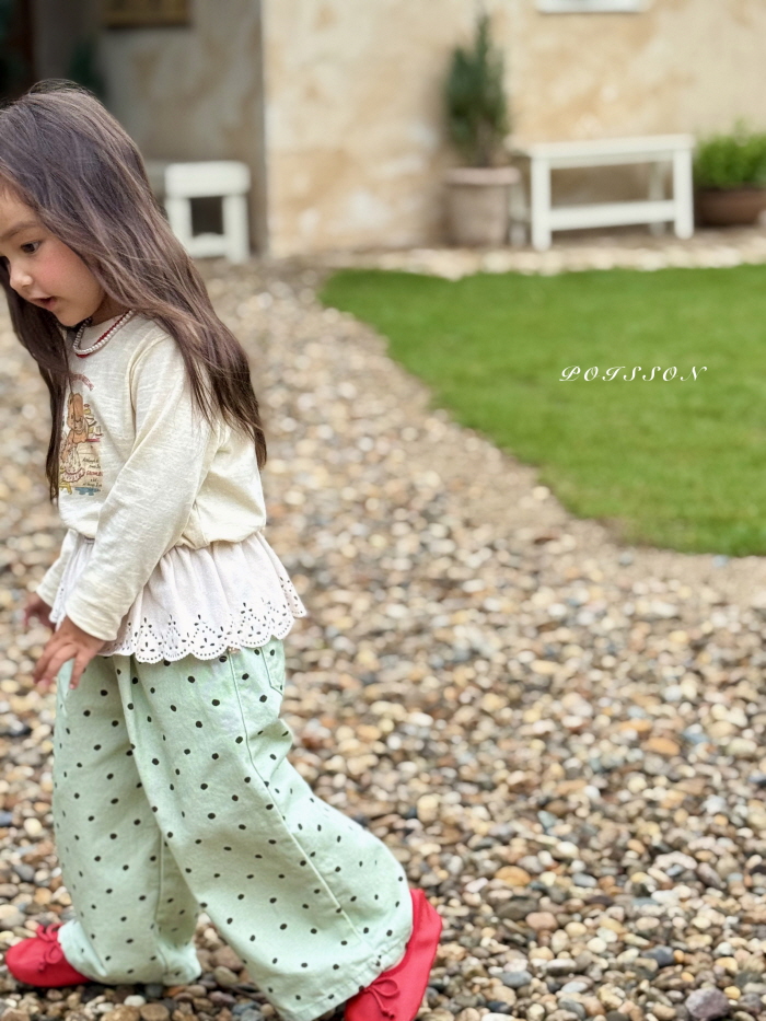 Poisson - Korean Children Fashion - #prettylittlegirls - Greeting Tee - 6