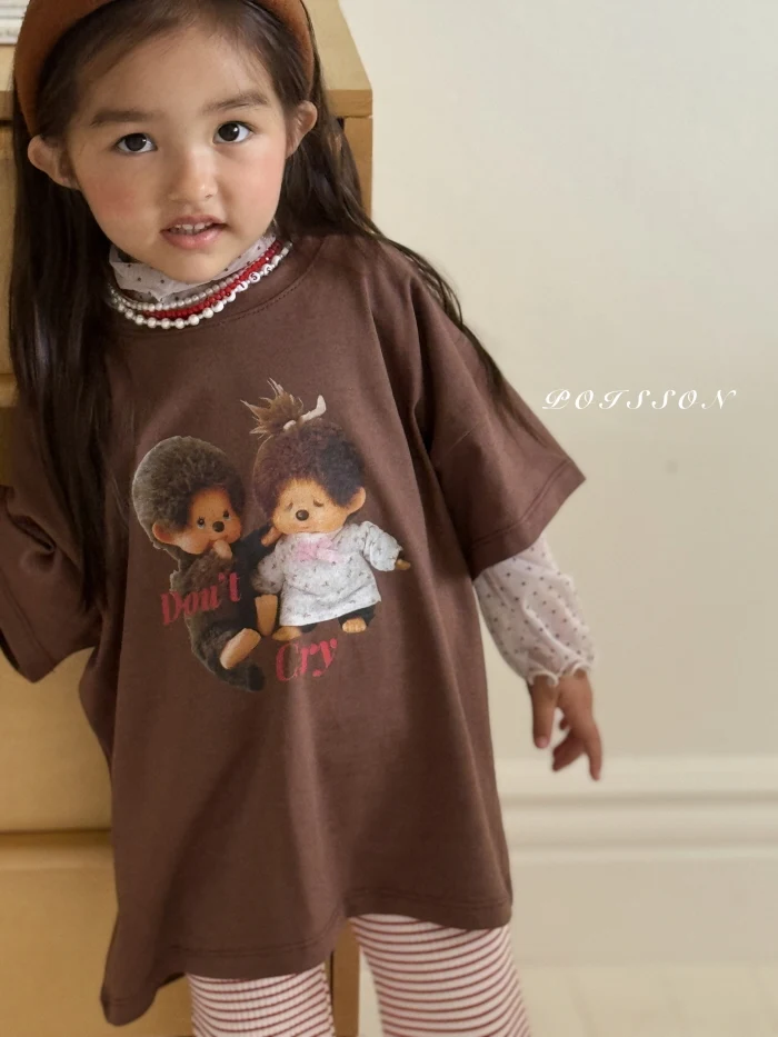 Poisson - Korean Children Fashion - #minifashionista - Don't Cry Tee - 4