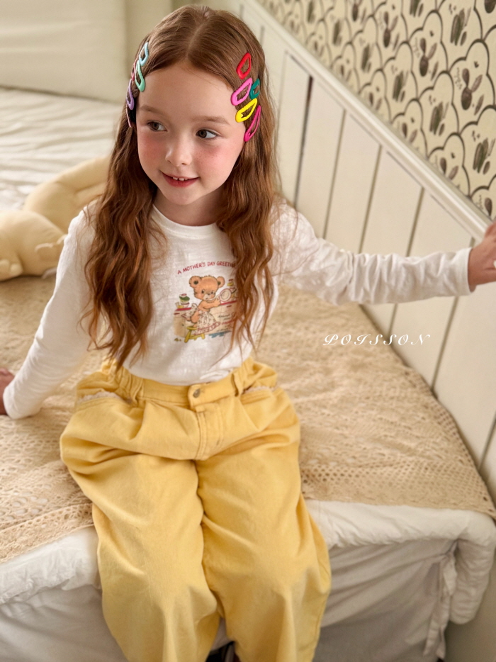 Poisson - Korean Children Fashion - #stylishchildhood - Greeting Tee - 9