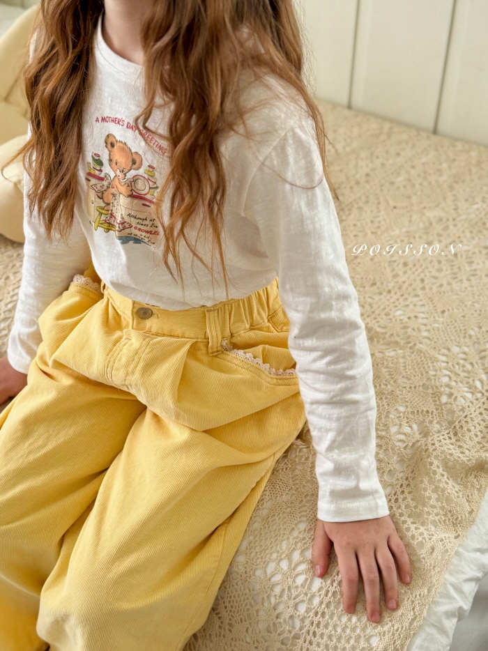 Poisson - Korean Children Fashion - #prettylittlegirls - Woody Pants - 4