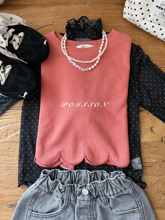 Poisson - Korean Children Fashion - #toddlerclothing - Scallop Sweatshirt - 3