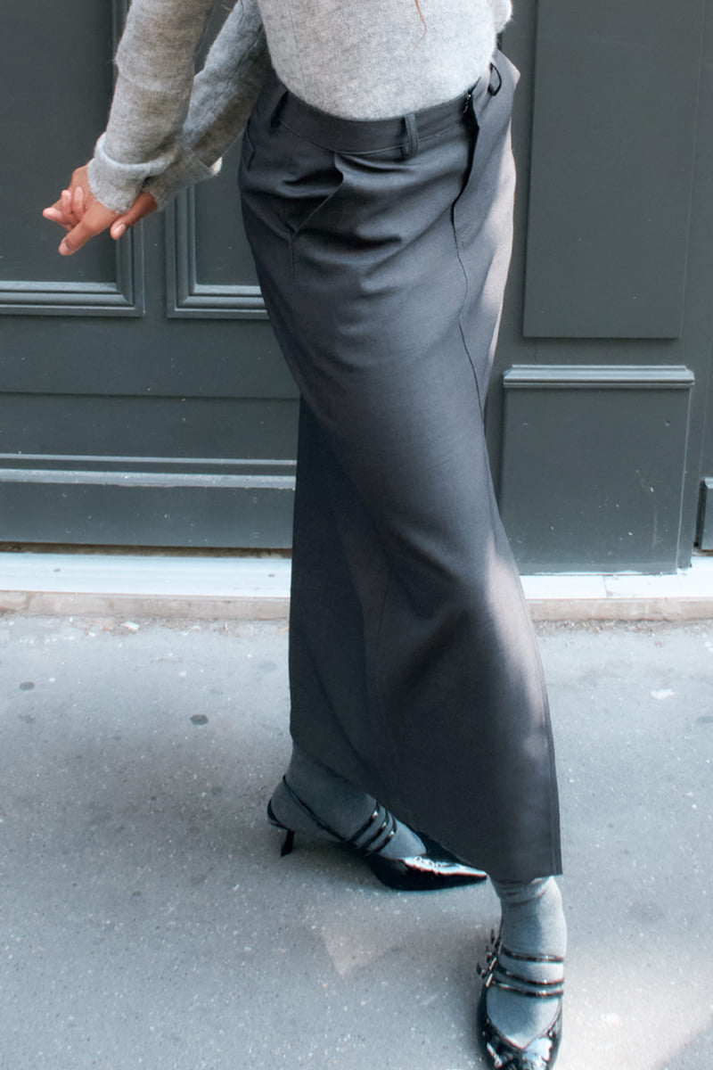 Project Wave - Korean Women Fashion - #momslook - Classy Maxi Pencil Skirt - 7