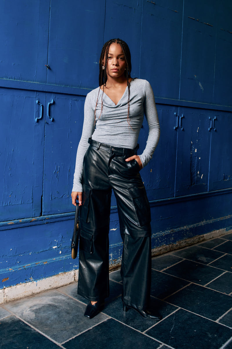Project Wave - Korean Women Fashion - #momslook - Drape Long Sleeveless Jersey Top - 2