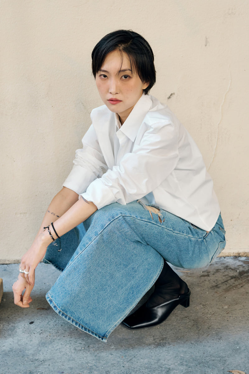 Project Wave - Korean Women Fashion - #momslook - Mono Crop Shirt - 3
