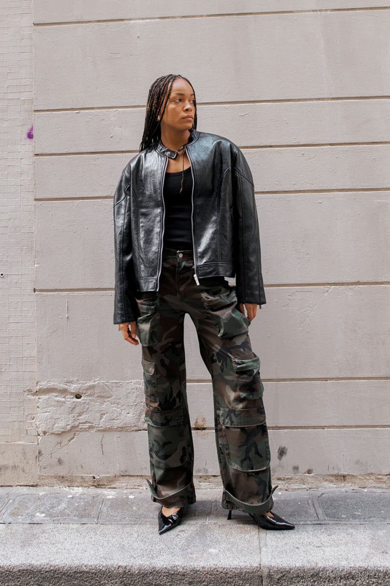 Project Wave - Korean Women Fashion - #momslook - Camoflage Multi Pocket Pants - 5