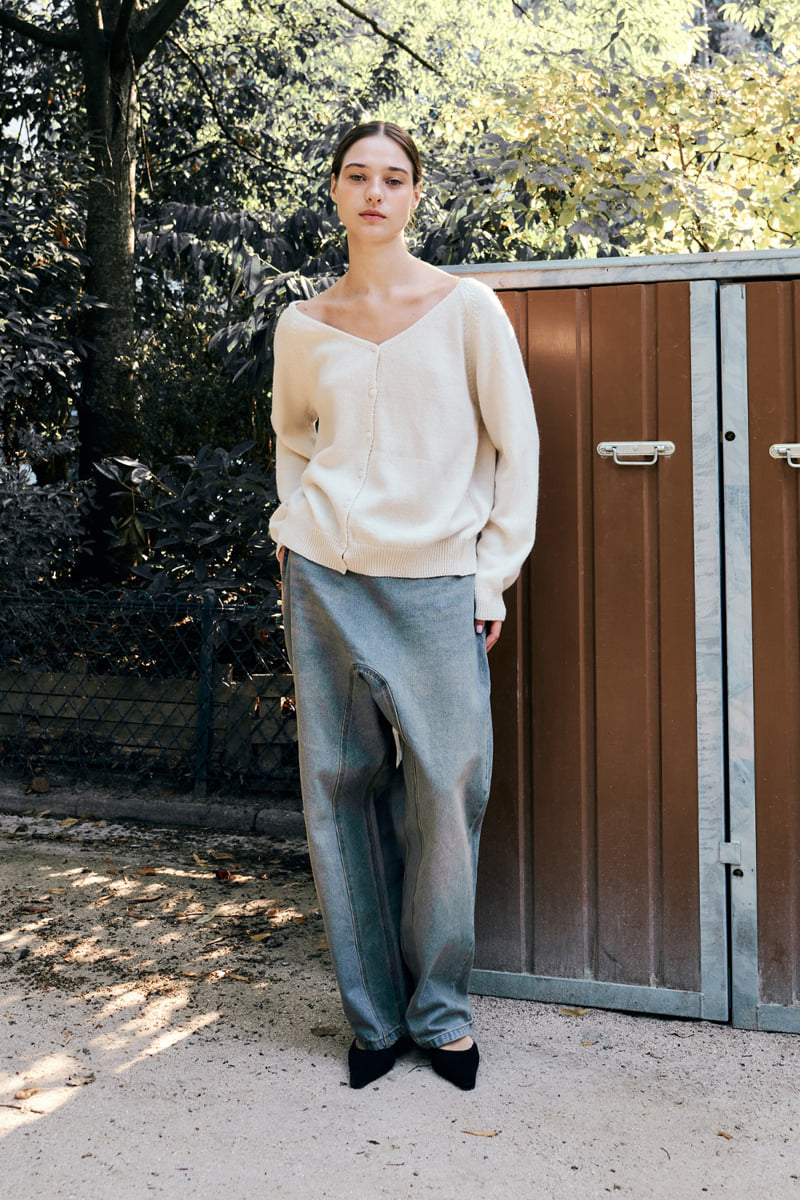 Project Wave - Korean Women Fashion - #momslook - Button-up Wool Cardigan - 3