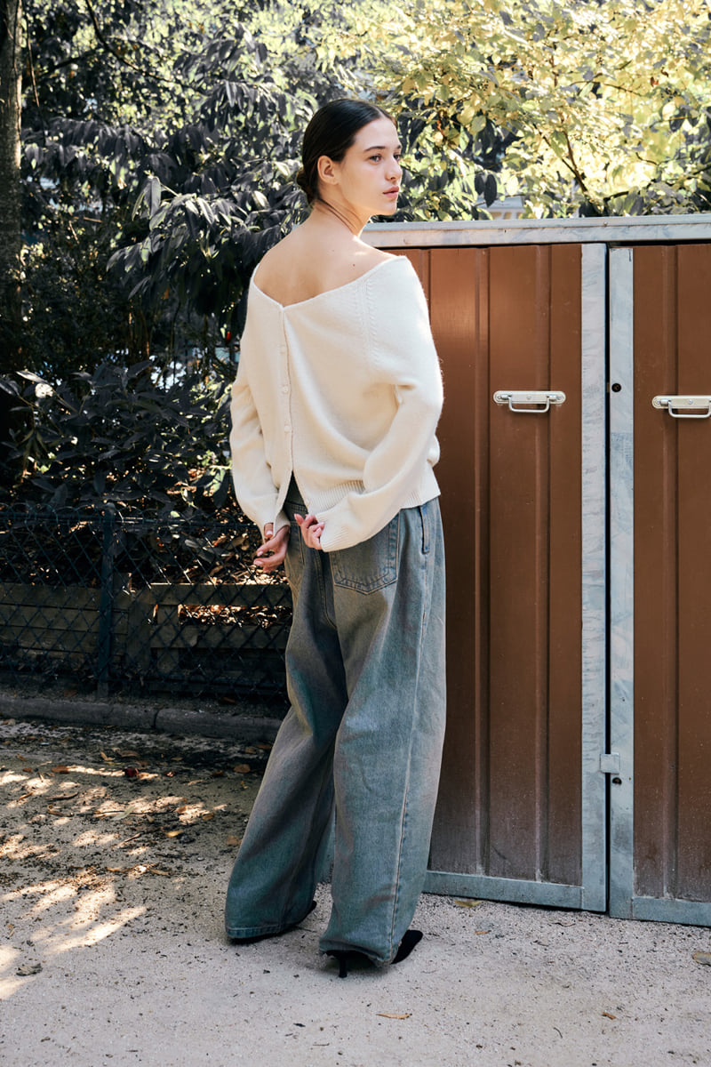 Project Wave - Korean Women Fashion - #momslook - Button-up Wool Cardigan - 5