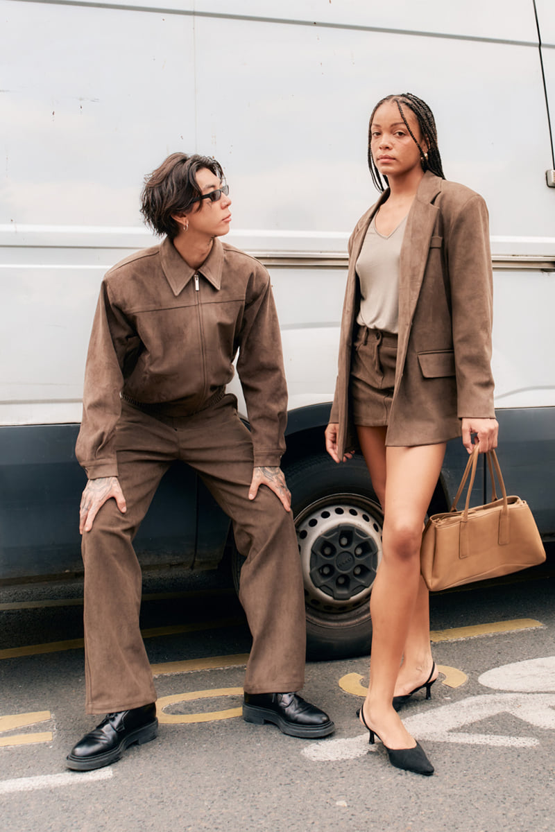 Project Wave - Korean Women Fashion - #momslook - Suede Dying Belt Skirt - 5