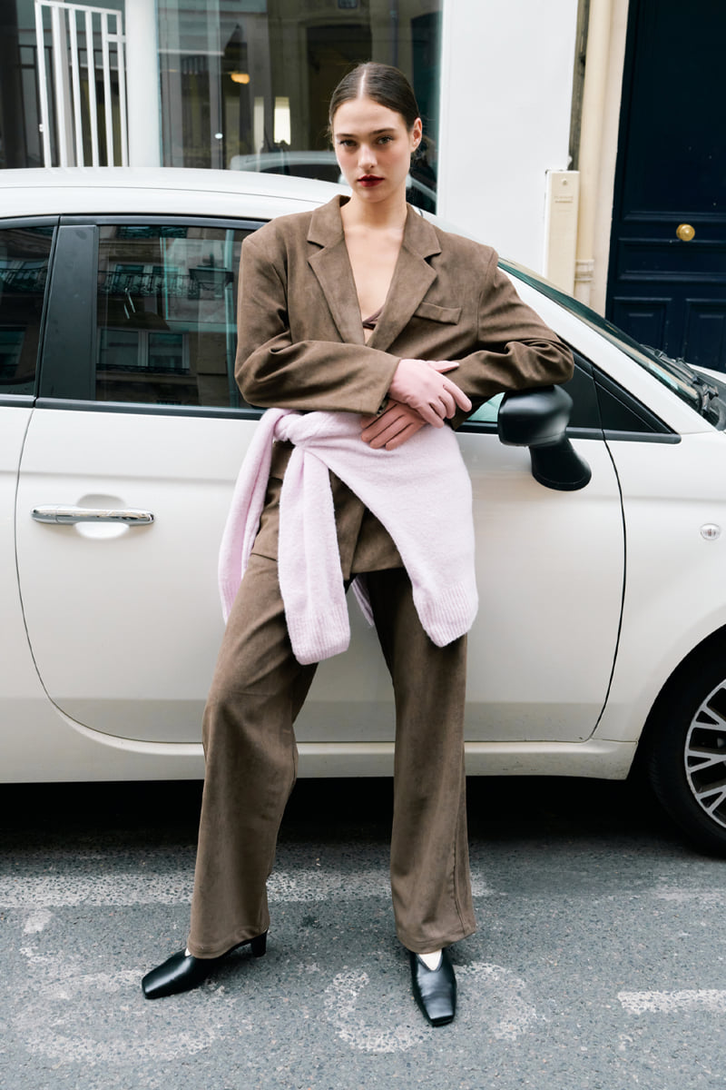 Project Wave - Korean Women Fashion - #momslook - Suede Dying Pants - 7