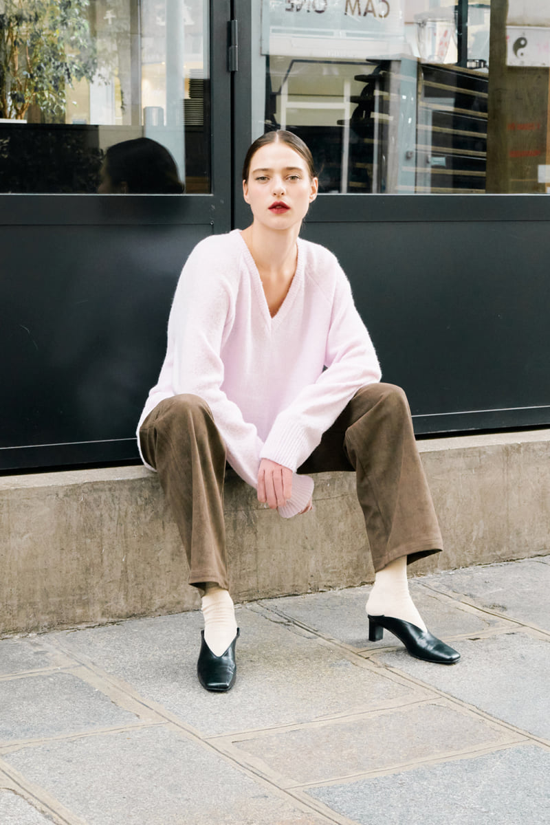 Project Wave - Korean Women Fashion - #romanticstyle - Suede Dying Pants