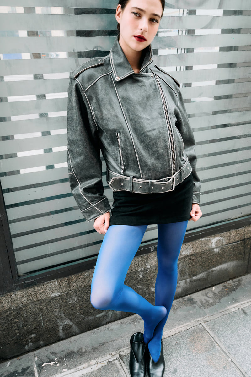 Project Wave - Korean Women Fashion - #shopsmall - Aging Real Rider Jacket - 3