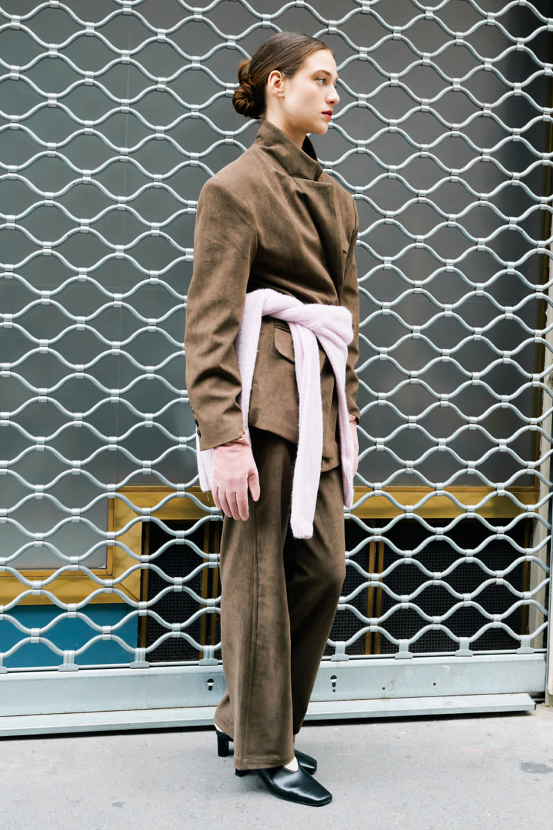 Project Wave - Korean Women Fashion - #shopsmall - Suede Dying Pants - 2