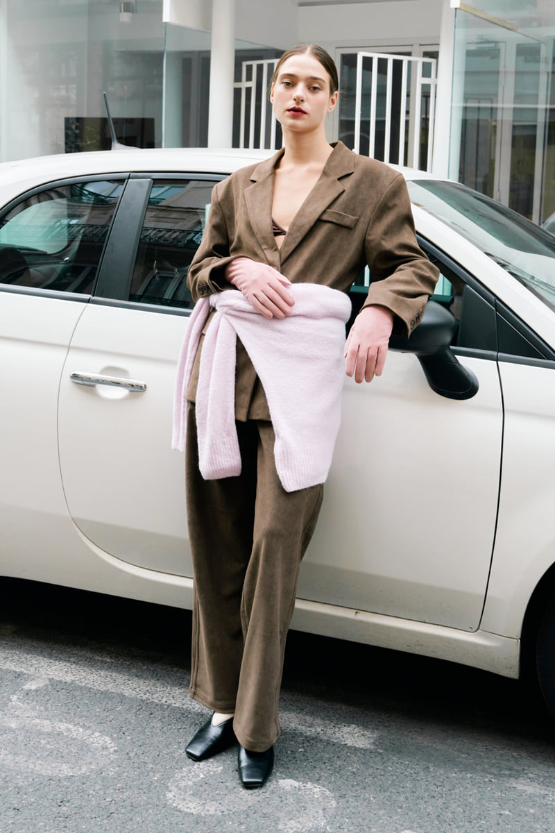 Project Wave - Korean Women Fashion - #thatsdarling - Suede Dying Pants - 4