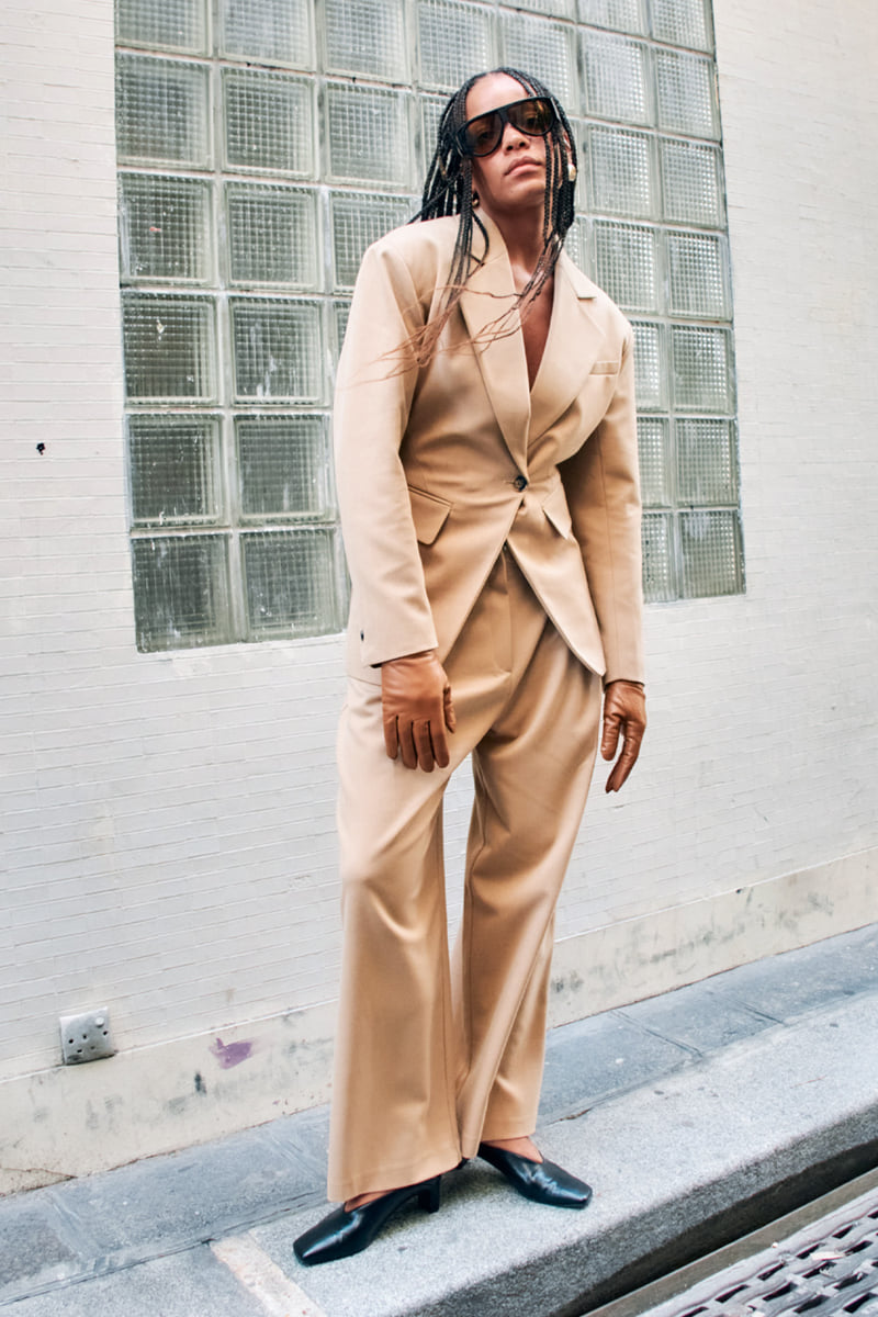 Project Wave - Korean Women Fashion - #womensfashion - Pale Tailored One-Button Over Jacket - 4
