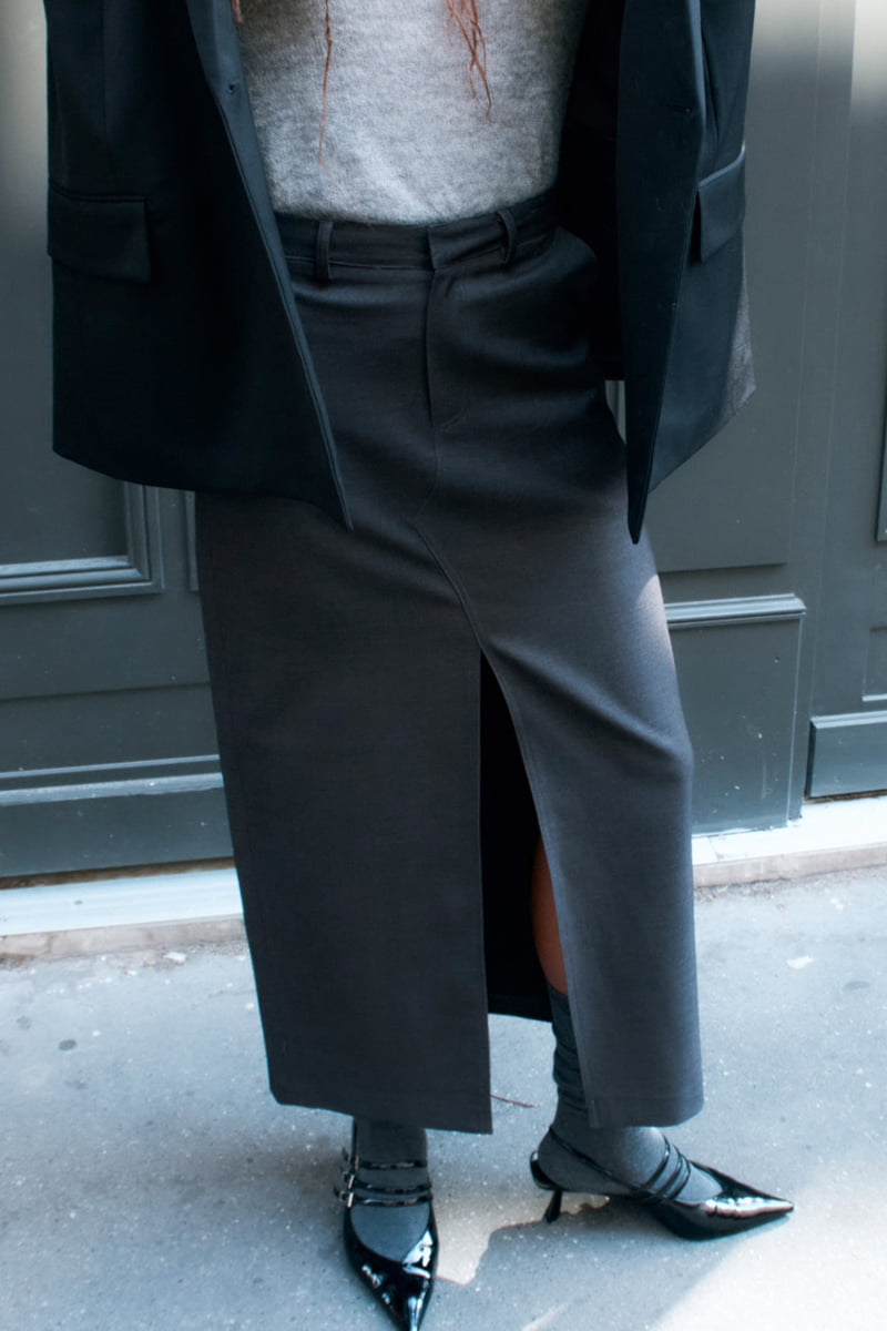 Project Wave - Korean Women Fashion - #womensfashion - Classy Maxi Pencil Skirt - 10