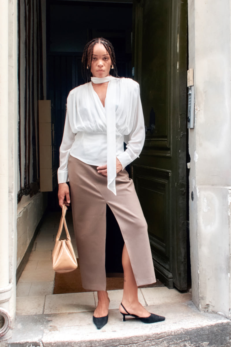Project Wave - Korean Women Fashion - #momslook - Classy Maxi Pencil Skirt - 4