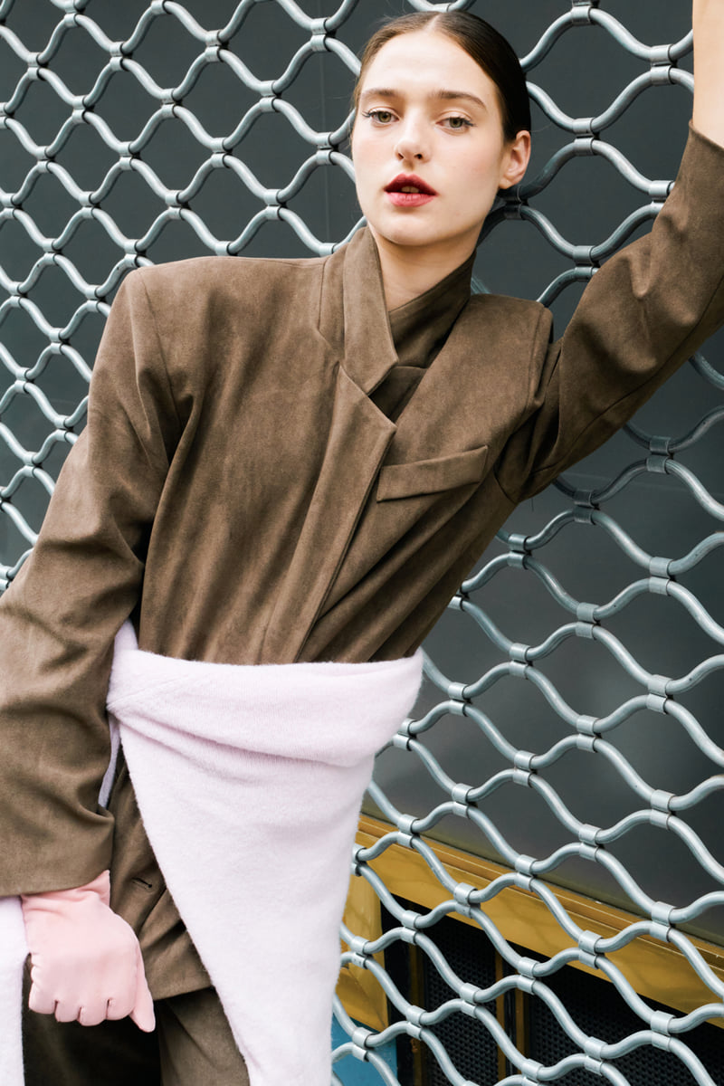 Project Wave - Korean Women Fashion - #womensfashion - Suede Dying Jacket
