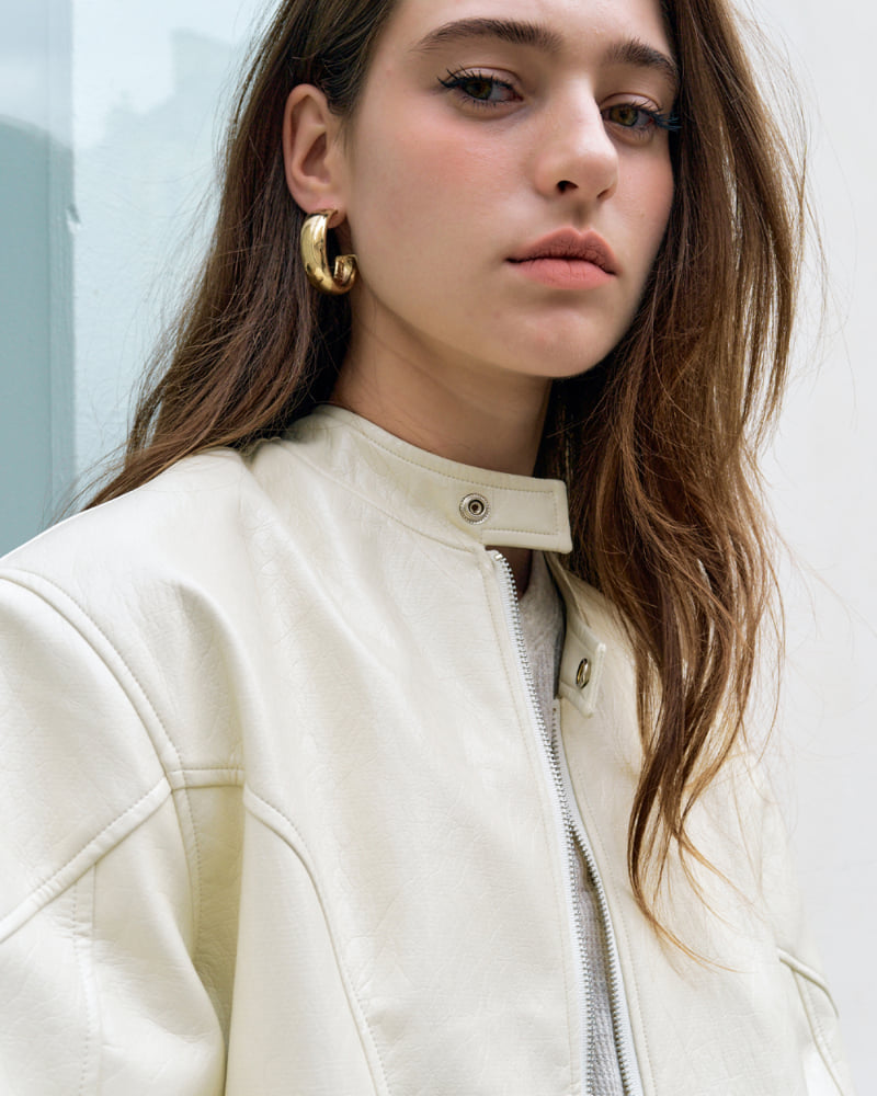 Project Wave - Korean Women Fashion - #womensfashion - Crack Rider Jacket - 5