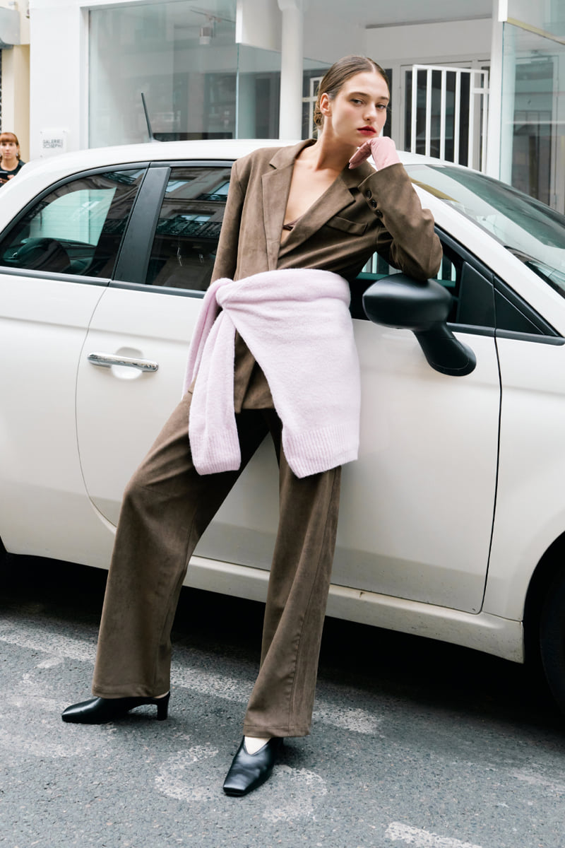 Project Wave - Korean Women Fashion - #womensfashion - Suede Dying Pants - 6