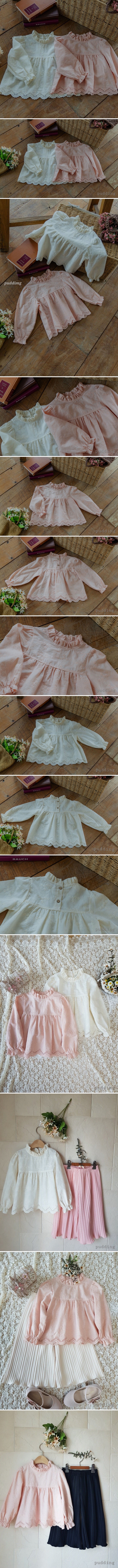 Pudding - Korean Children Fashion - #fashionkids - Autumn Blouse - 2