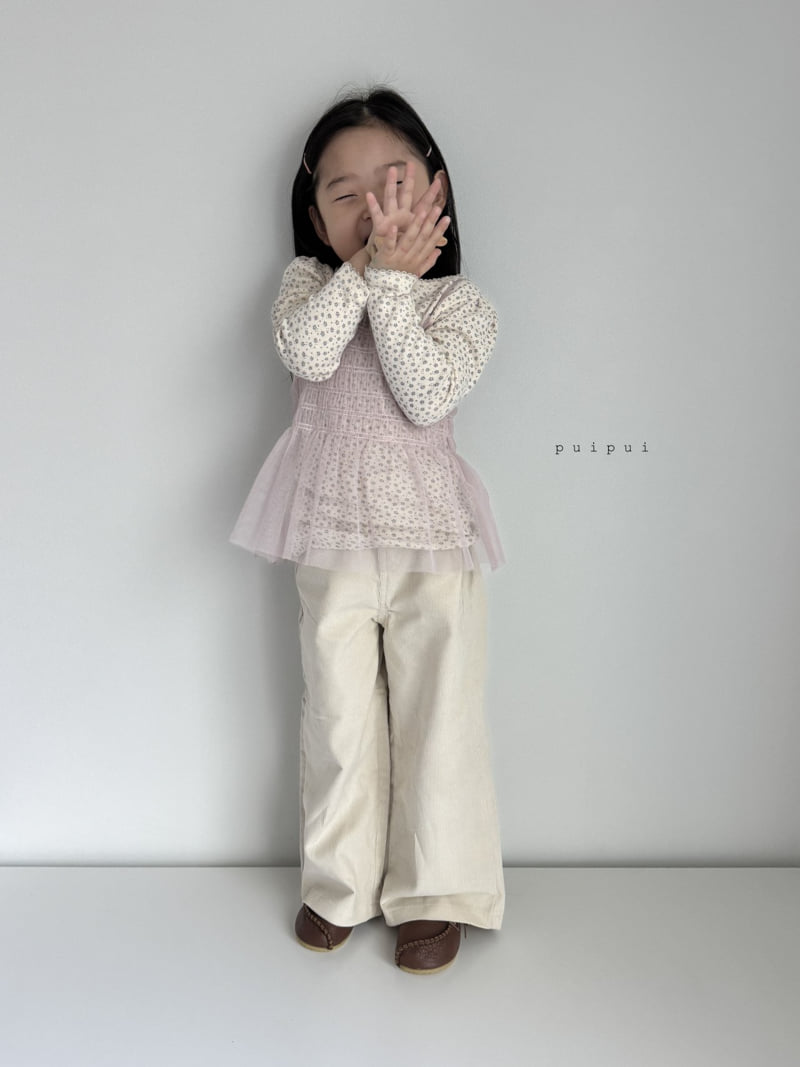 Puipui - Korean Children Fashion - #childofig - Floral Tee - 8