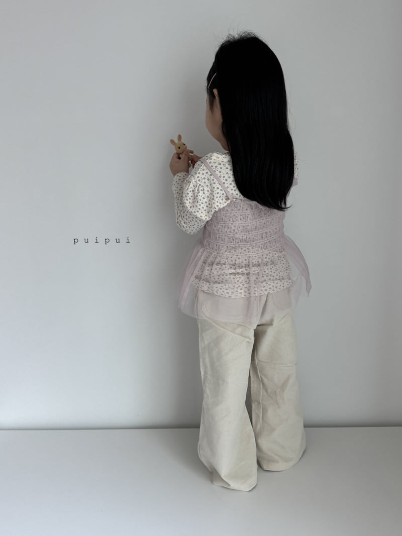 Puipui - Korean Children Fashion - #childrensboutique - Floral Tee - 9