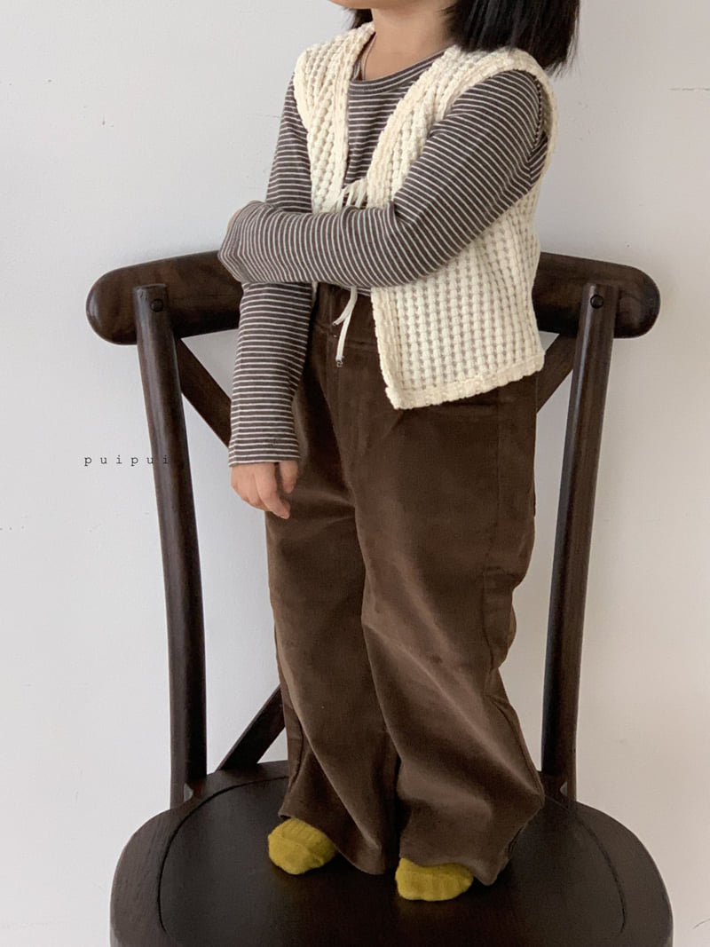 Puipui - Korean Children Fashion - #designkidswear - Square Vest - 3