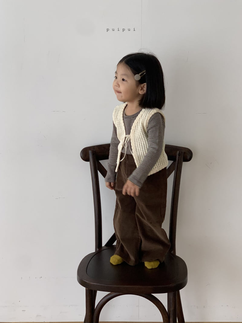 Puipui - Korean Children Fashion - #designkidswear - Square Vest - 4