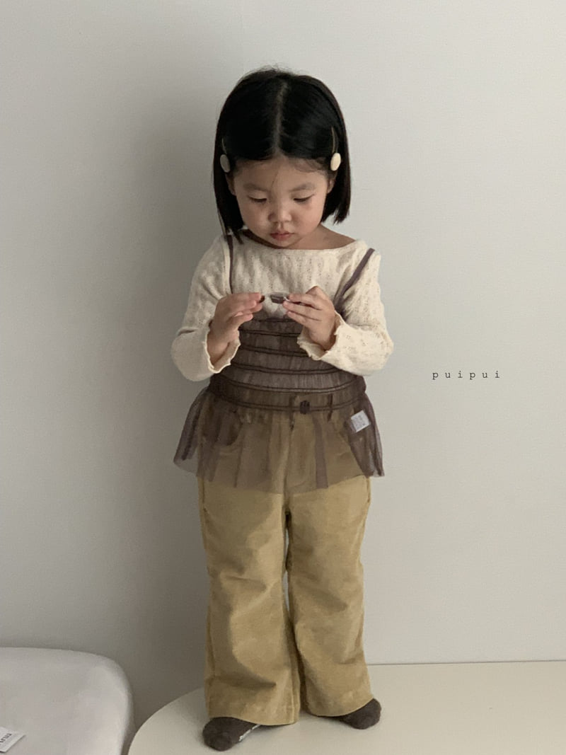 Puipui - Korean Children Fashion - #kidsshorts - Jacquard Tee - 6
