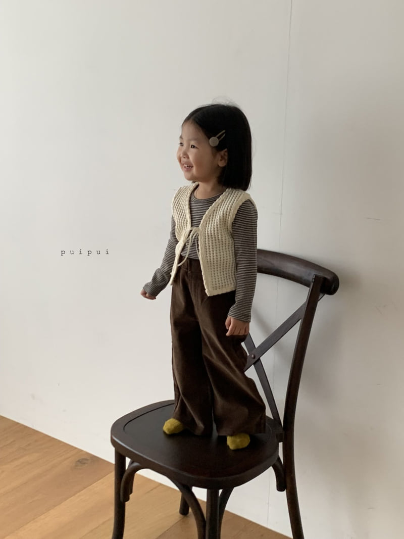 Puipui - Korean Children Fashion - #kidsshorts - Square Vest - 6