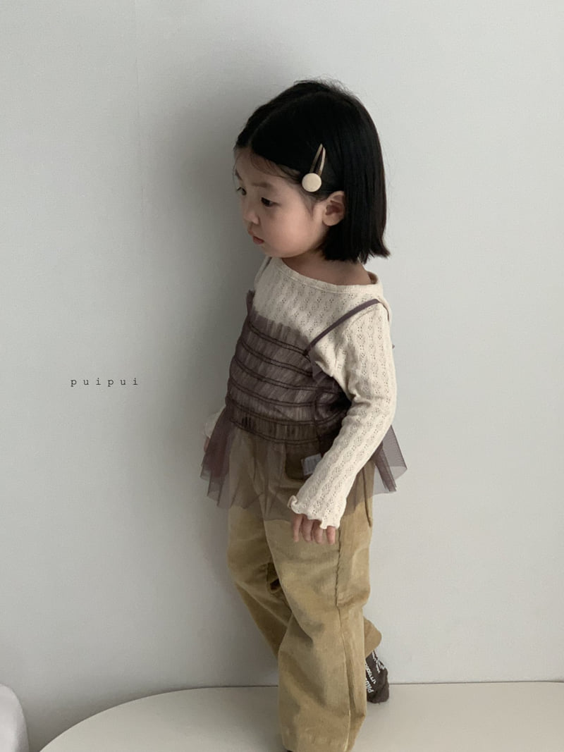 Puipui - Korean Children Fashion - #kidsstore - Jacquard Tee - 7