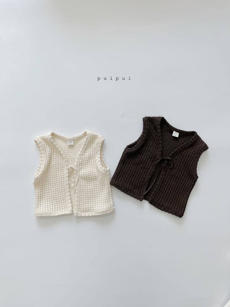 Puipui - Korean Children Fashion - #kidsstore - Square Vest - 7