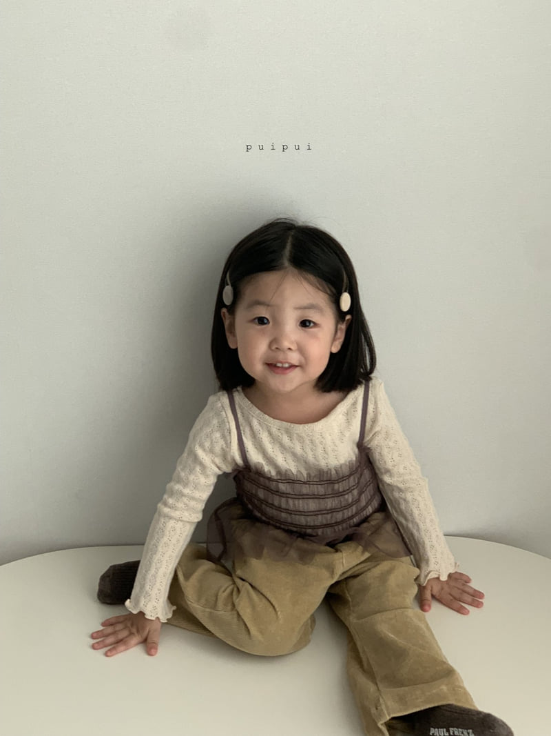 Puipui - Korean Children Fashion - #kidzfashiontrend - Jacquard Tee - 8