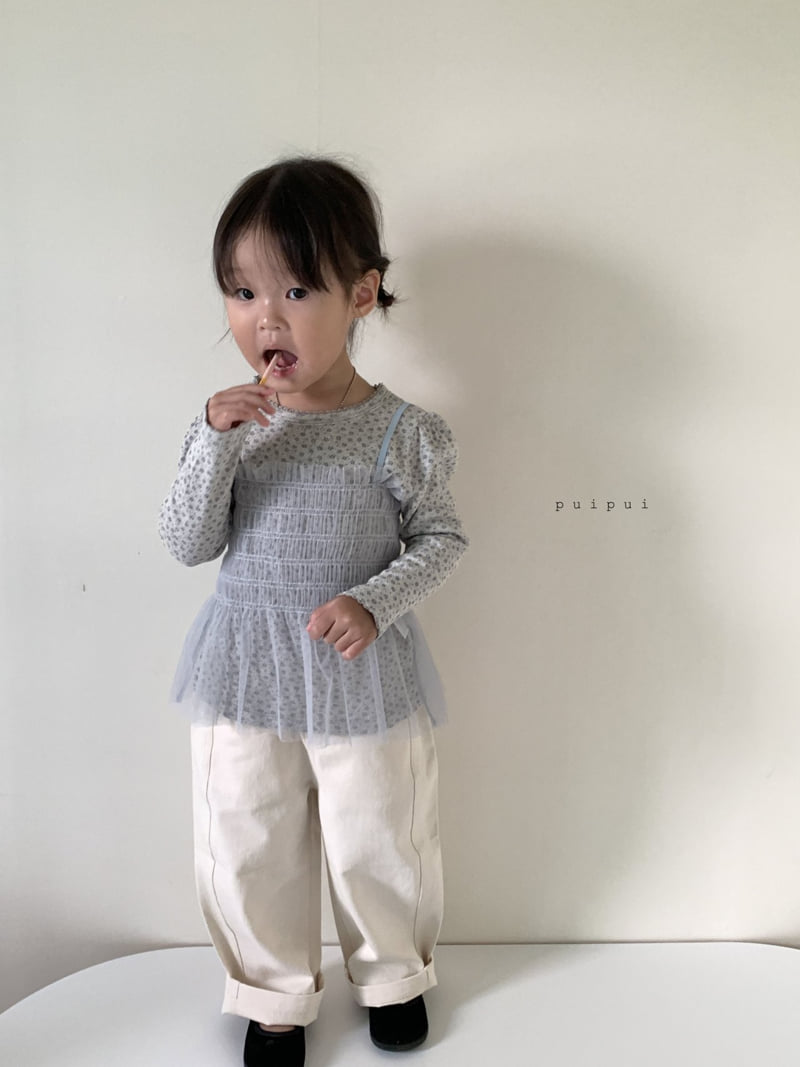 Puipui - Korean Children Fashion - #minifashionista - Floral Tee - 3