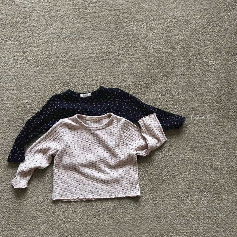 Raker - Korean Children Fashion - #childrensboutique - Provence Ribbed Tee