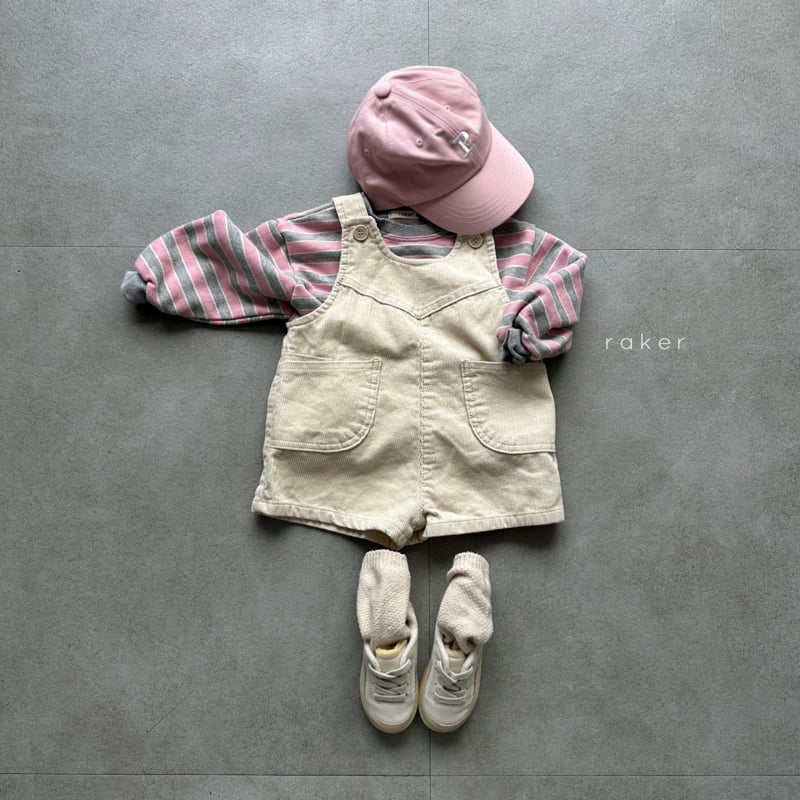 Raker - Korean Children Fashion - #childrensboutique - Macaron Stripe Sweatshirt - 4