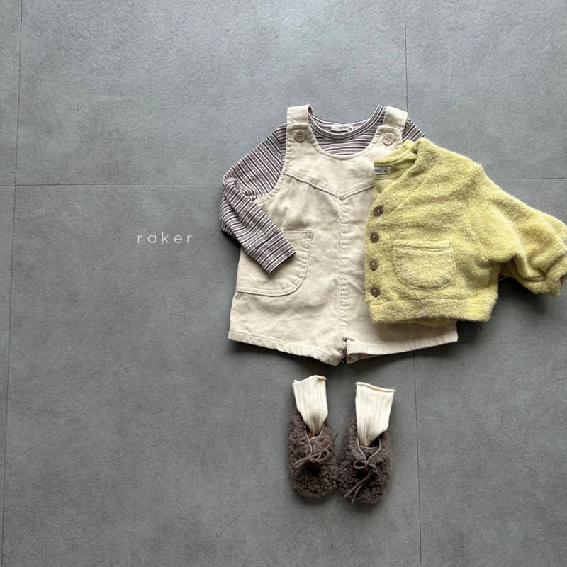 Raker - Korean Children Fashion - #designkidswear - Jumper Shorts Overalls - 5