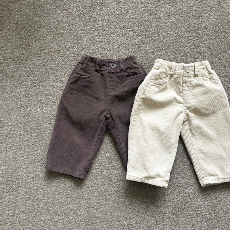 Raker - Korean Children Fashion - #discoveringself - Kancho Corduroy Pants