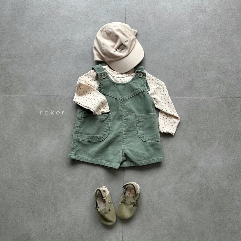 Raker - Korean Children Fashion - #discoveringself - Jumper Shorts Overalls - 6